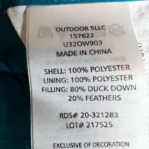 Eddie Bauer Kids Down Puffer Jacket 80/20 Duck Down Winter Coat Boys 10/12 Youth - Picture 10 of 11